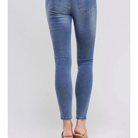 Blue Age Butlifting ripped distressed skinny jeans - Picture 2 of 7